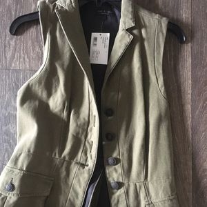 Rag and Bone vest 2 olive green